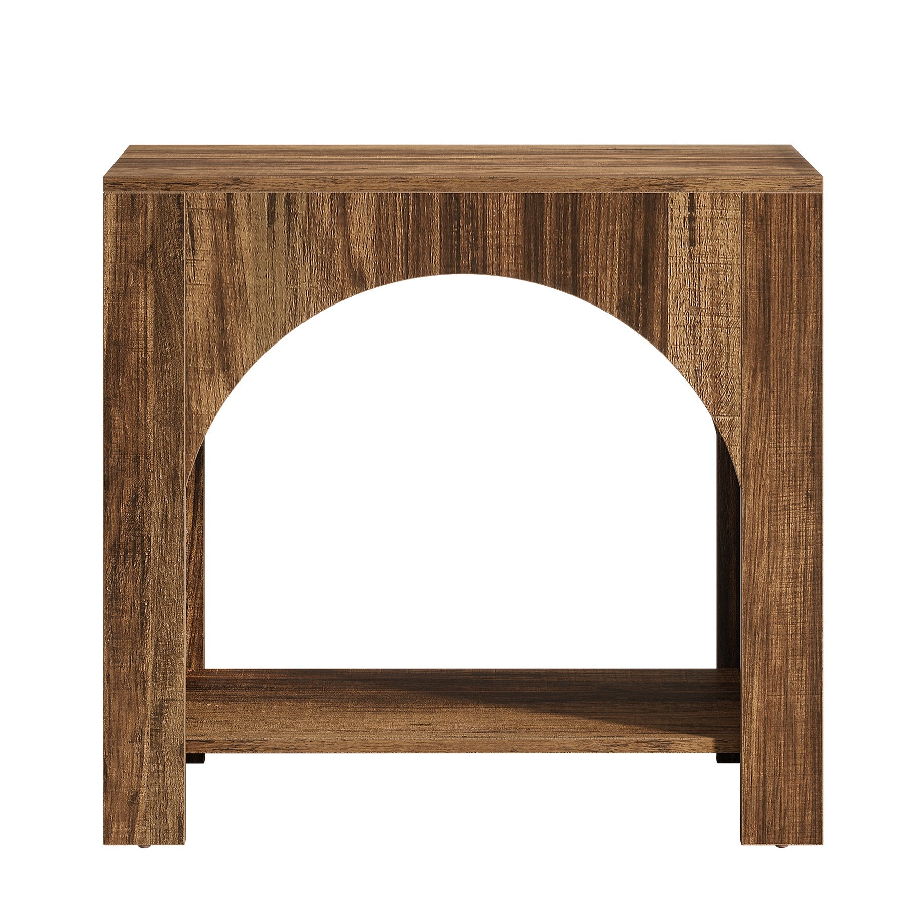27" Nightstand, Farmhouse Bedside Table with Storage