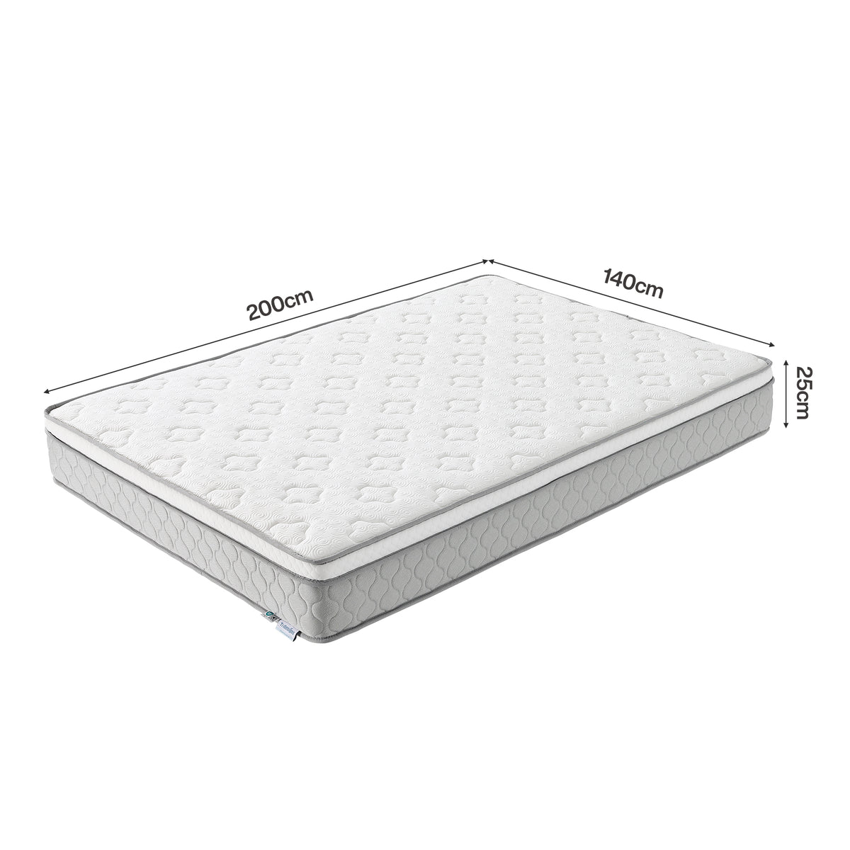 Tribesigns Spring Mattress,Comfortable Supportive Mattress with Durable Coil Core