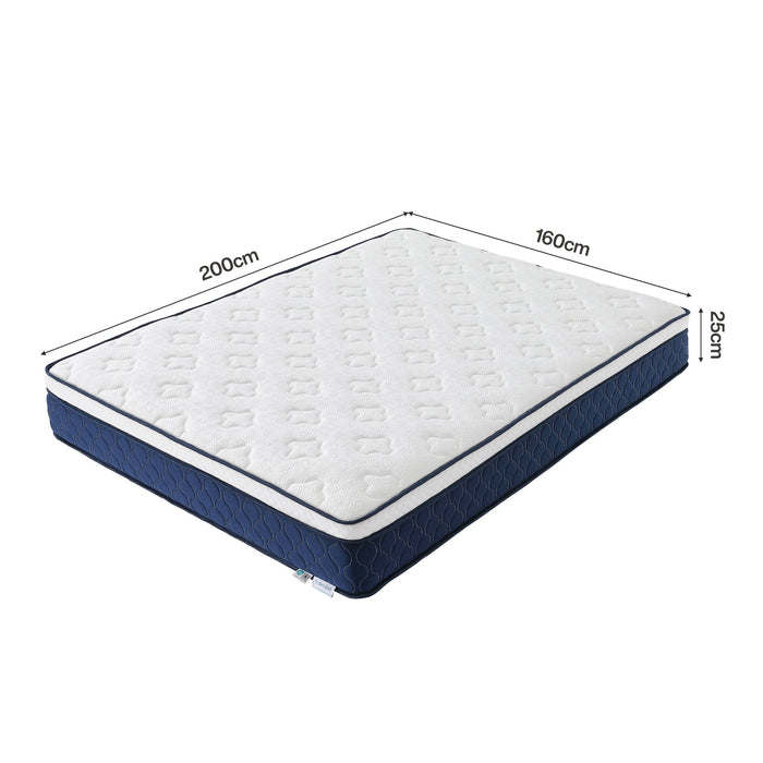 Tribesigns 9-zone pocket spring mattress with memory foam and a Lyocell cover