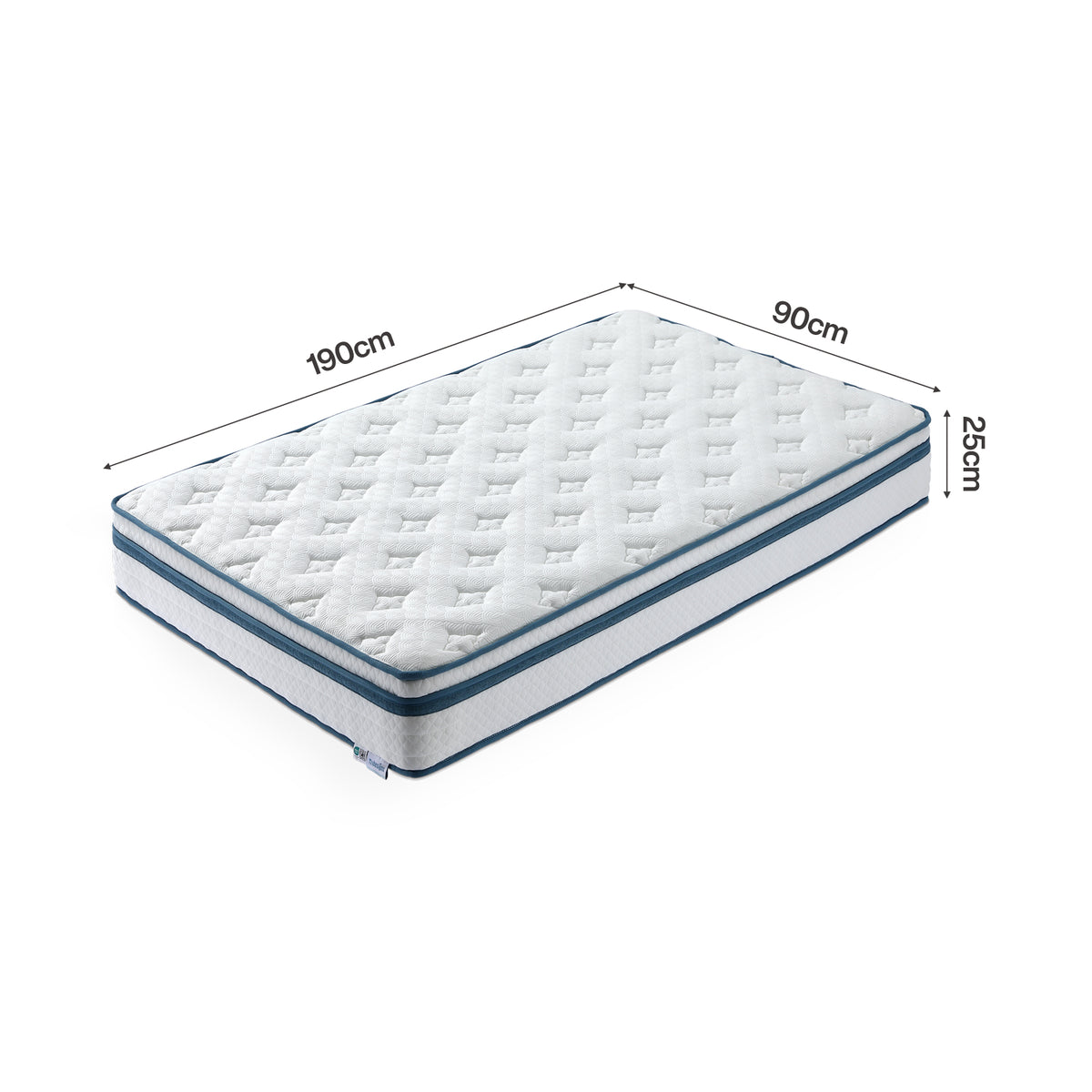 Tribesigns H3 Pocket Spring Mattress, medium firmness, 7-zone orthopaedic memory foam mattress with gel