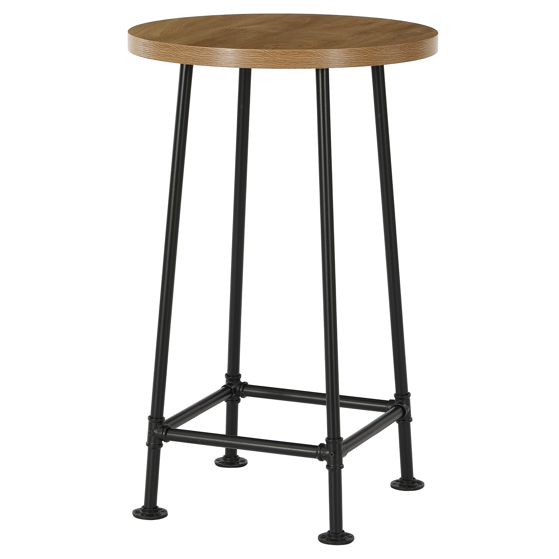 37.4" Round Bar Table, High Top Pub Table for Small Spaces