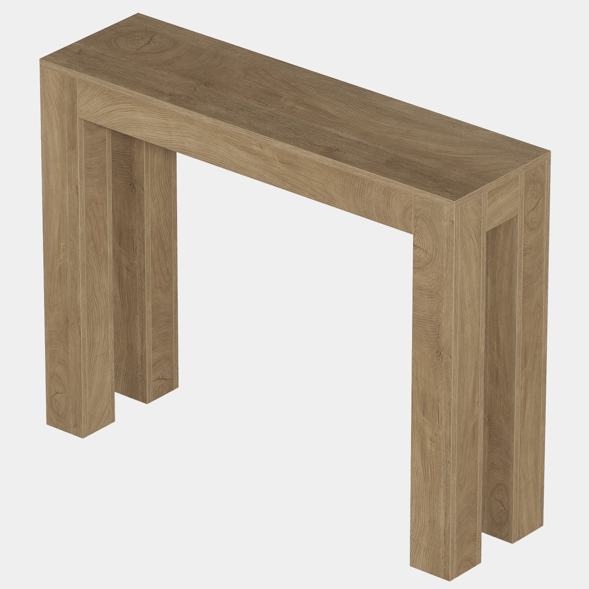 Tribesigns 105 cm console table, narrow sofa table with a sturdy frame for the living room