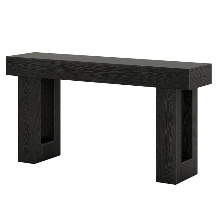 160cm Rustic Wood Console Table, Farmhouse Sofa Table