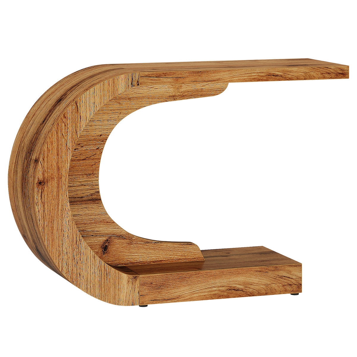 43" Console Table, C-Shaped Modern Accent Table Hallway Table