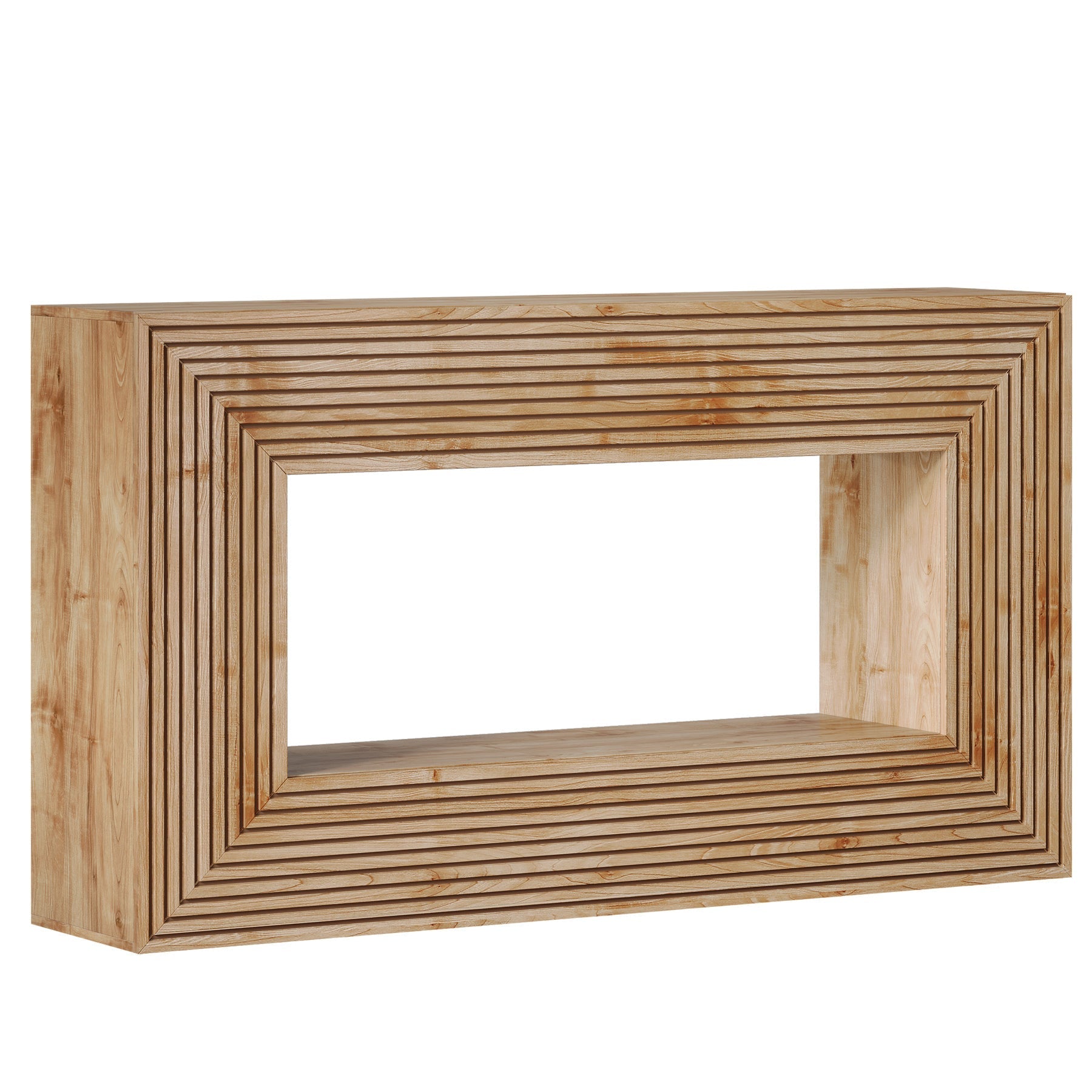 59" Console Table, Farmhouse Sofa Table Hallway Table with Storage Tribesigns