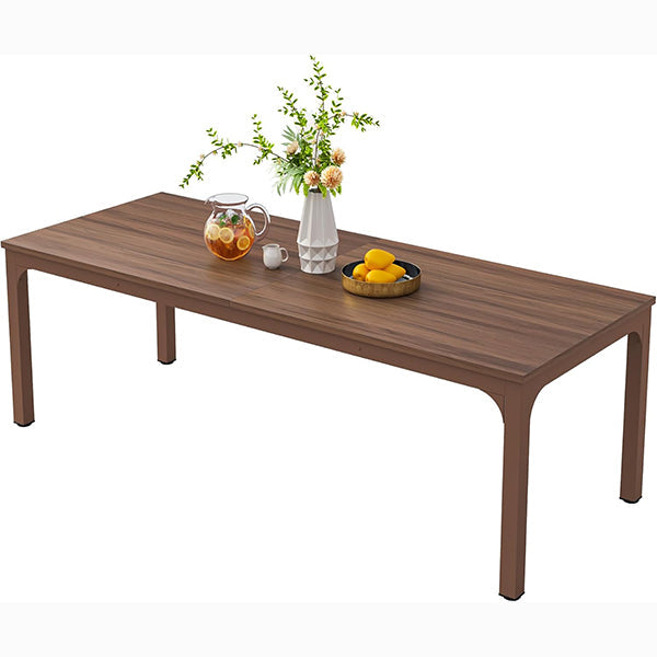 78" Rectangular Dining Table, Long Kitchen Table for 6-8 People