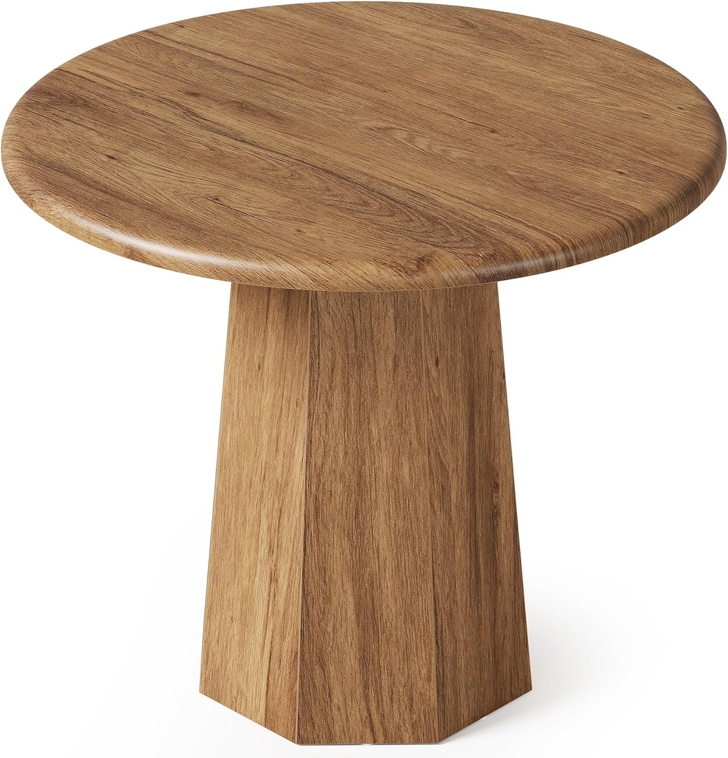31.5" Compact Round Dining Table, Octagonal Base Kitchen Table for 2-4 People ( Only Table)