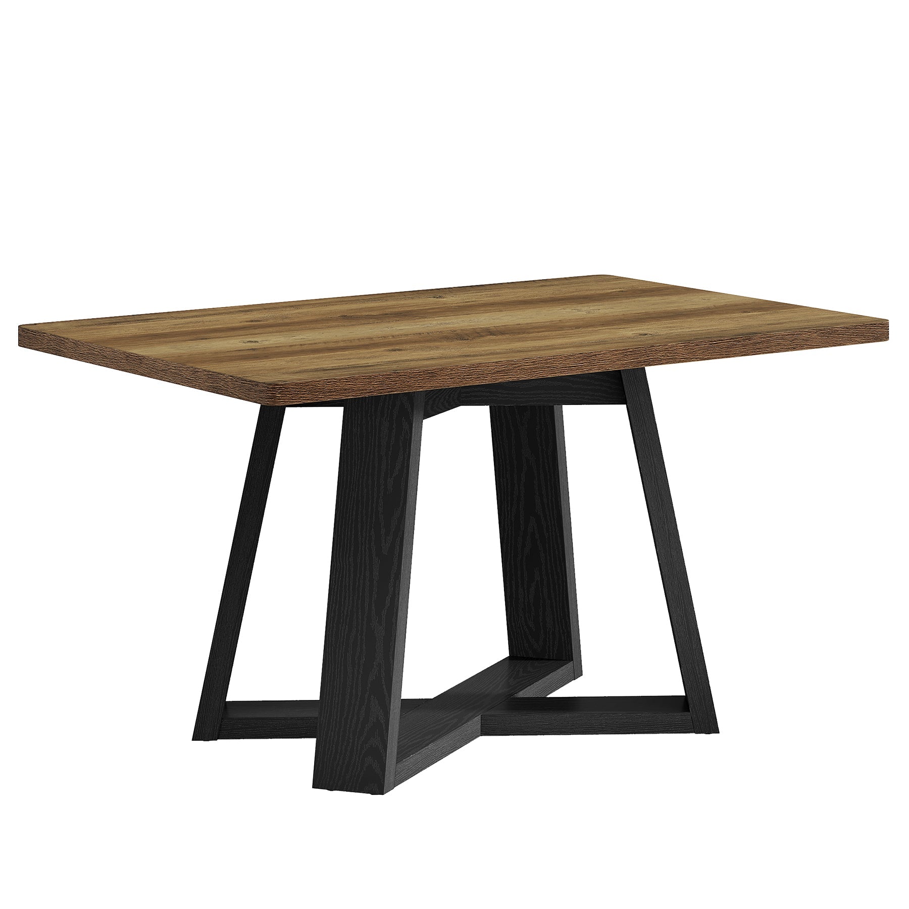 47" Rectangular Dining Table, Modern Kitchen Dinner Table for 4 People
