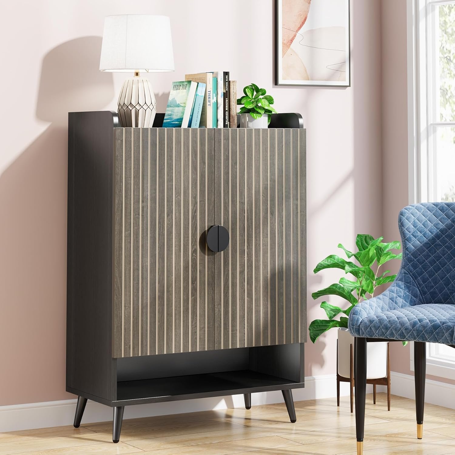7-Tier Shoe Cabinet, Shoe Storage Organizer with Adjustable Shelves
