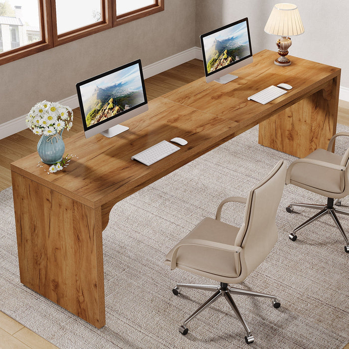 180 cm Double Desk, Long Computer Desk for Home Office and Office
