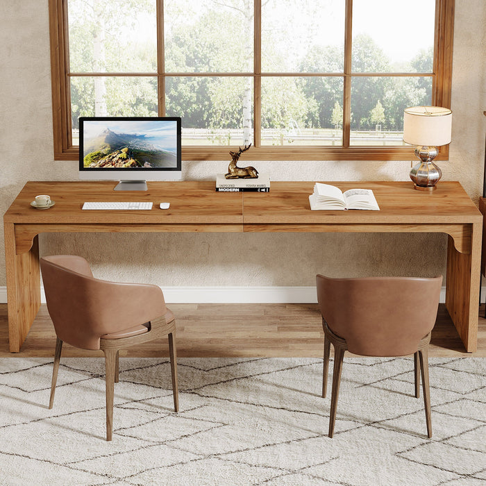 180 cm Double Desk, Long Computer Desk for Home Office and Office