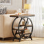 4-Tier End Table, Small Side Table Snack Table with Storage Shelves