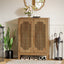 5-Tier Shoe Cabinet with Doors, Adjustable Wooden Shoe Rack Organizer for 20 Pairs