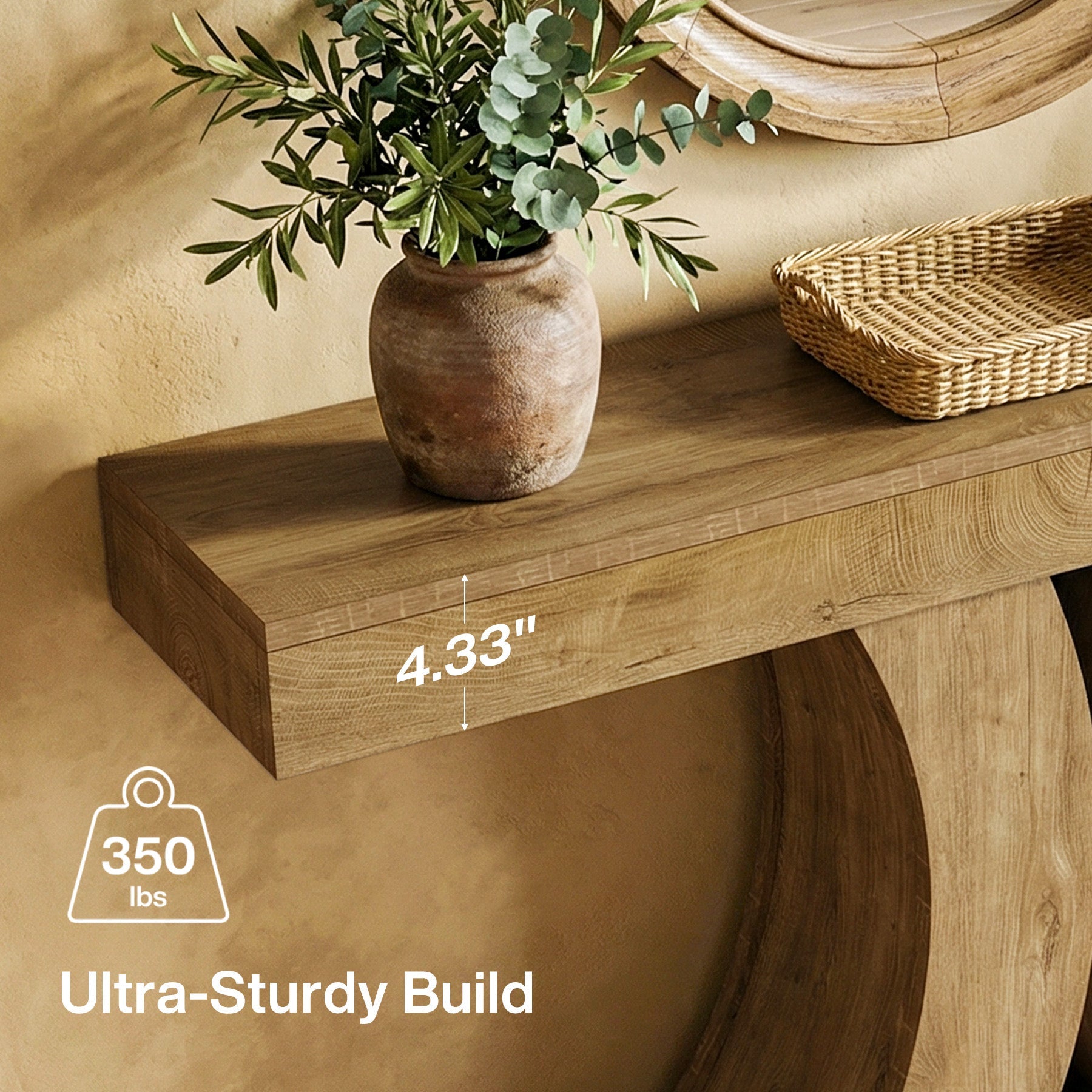 150cm Narrow Farmhouse Console Table, Wooden Sofa Table with X-Frame Base for Entryway, Hallway, or Behind Couch