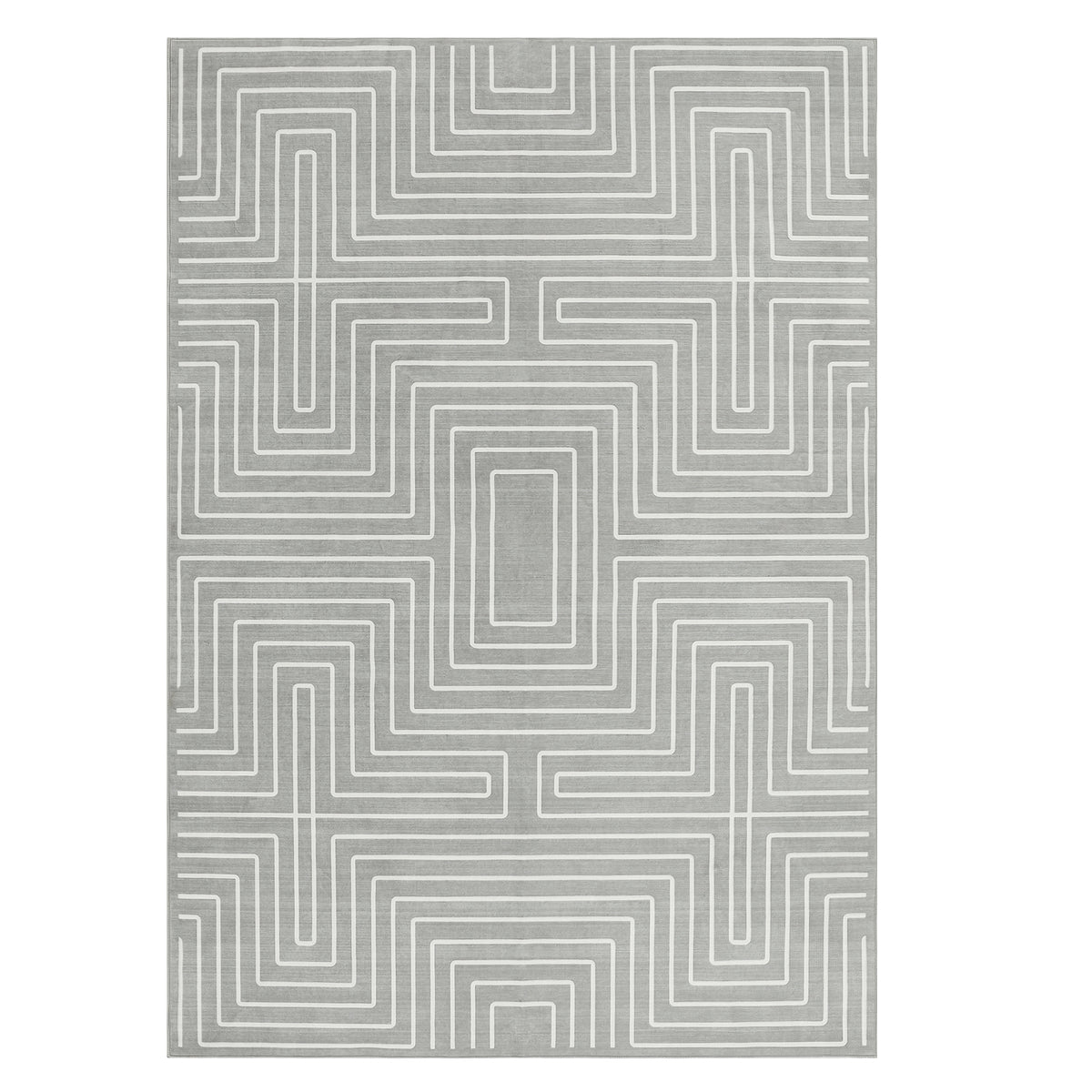 Tribesigns Geometric Low-Pile Rug, Non-Slip Backing, Machine Washable Up to 30°C, OEKO-TEX Certified