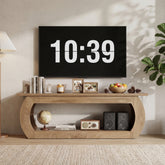 Tribesigns 165 cm TV Stand, Wooden Multimedia Centre 3