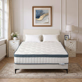 90 x 200 cm Pocket Spring Mattress, H2 Firm Mattress with Memory Foam and Washable Cover 3