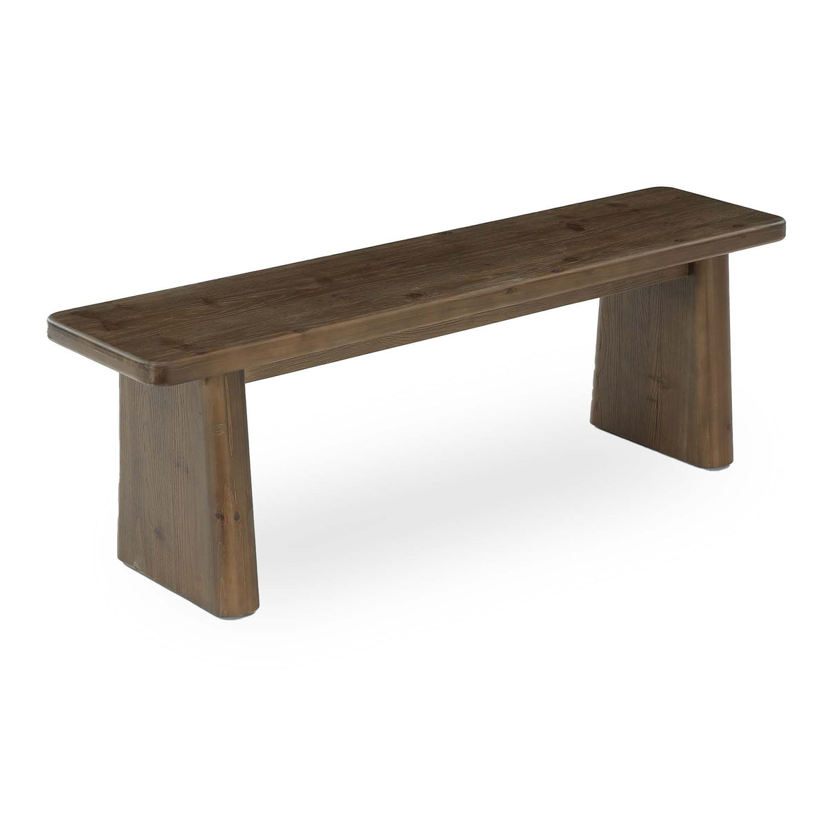 140cm Entryway Bench, Solid Wood End of Bed & Dining Bench