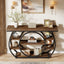 Tribesigns 47" Console Table, 5-Tier Industrial Entryway Table with Metal Frame