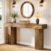 63" Narrow Console Table, Modern Sofa Table for Entryway Living Room 3