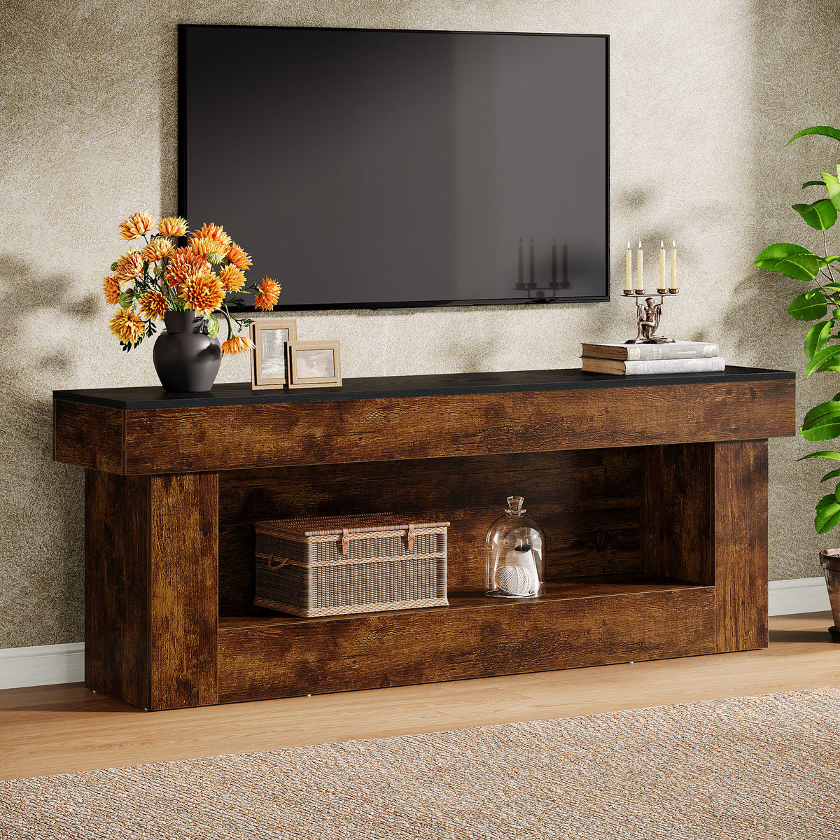160cm TV Stand, Media Console Entertainment Centre for 60/65/70" TVs