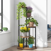Plant Stand, 4-Tier Plant Shelf Holders Corner Flower Pot Stands Tribesigns 3