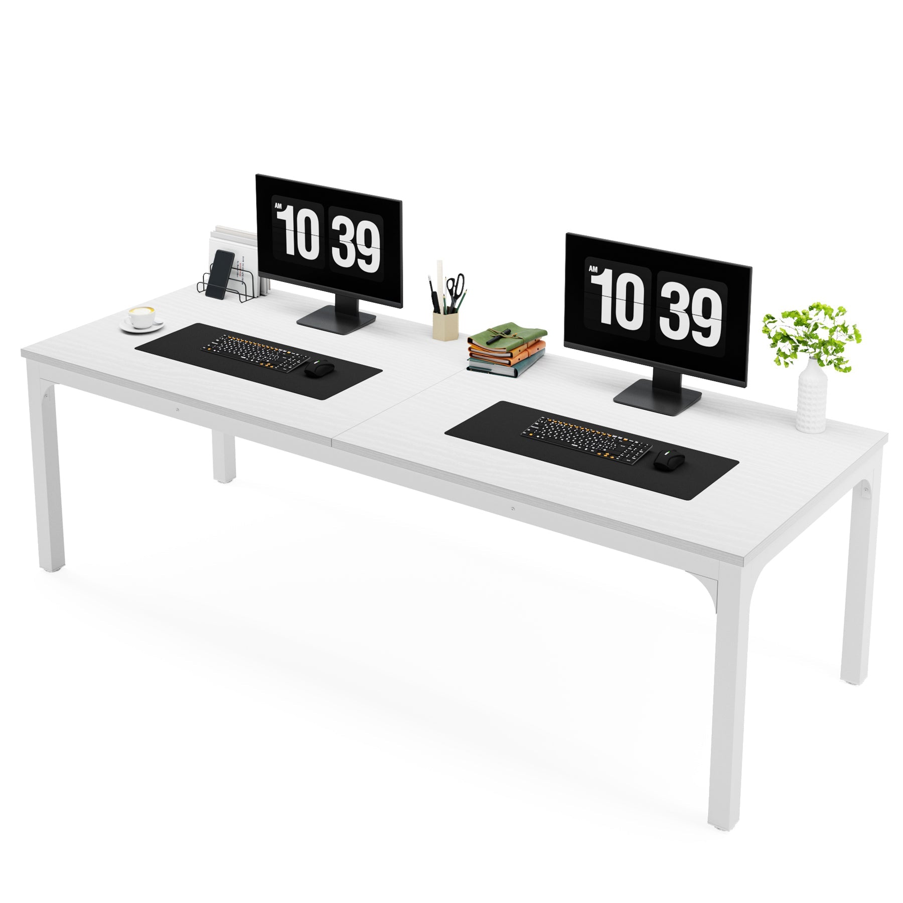 78.7" Rectangle Executive Desk,  Computer Desk 6FT Conference Table