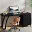 59" Computer Desk with 3 Drawers, Industrial Study Writing Table Workstation with File Storage for Home Office