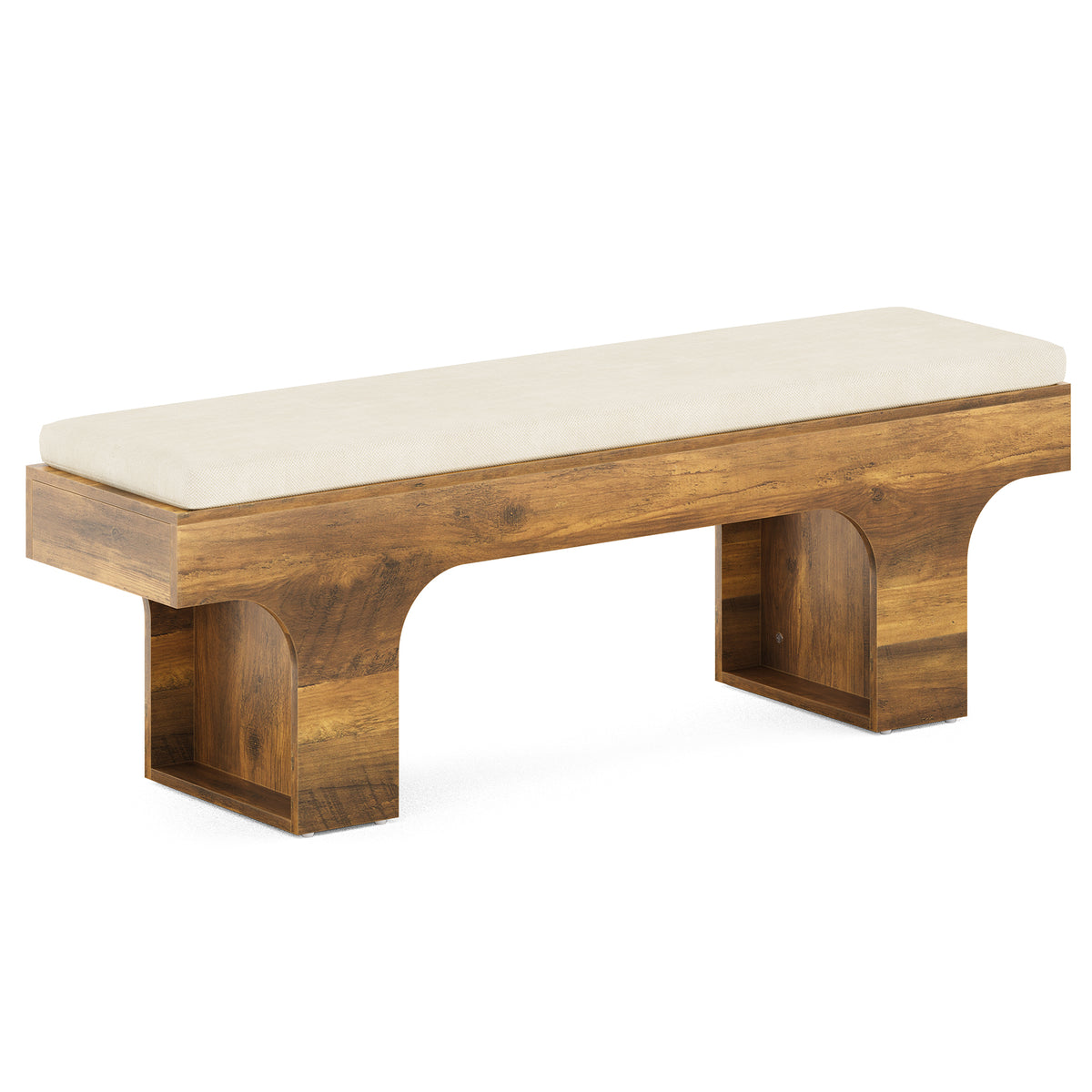Tribesigns Upholstered Bench with Cushion, 140cm, for the Hallway and Bedroom