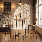 37.4" Round Bar Table, High Top Pub Table for Small Spaces 3