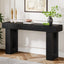 160cm Rustic Wood Console Table, Farmhouse Sofa Table