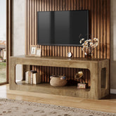 63" TV Stand, 2-Tier Entertainment Center for 55/60/65/75-Inch TVs 3