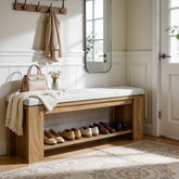 120cm Upholstered Entryway Bench, Indoor End of Bed Bench with Padded Seat 3