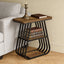 60cm 3-Tier End Table, Side Table with Storage Shelves for Small Spaces