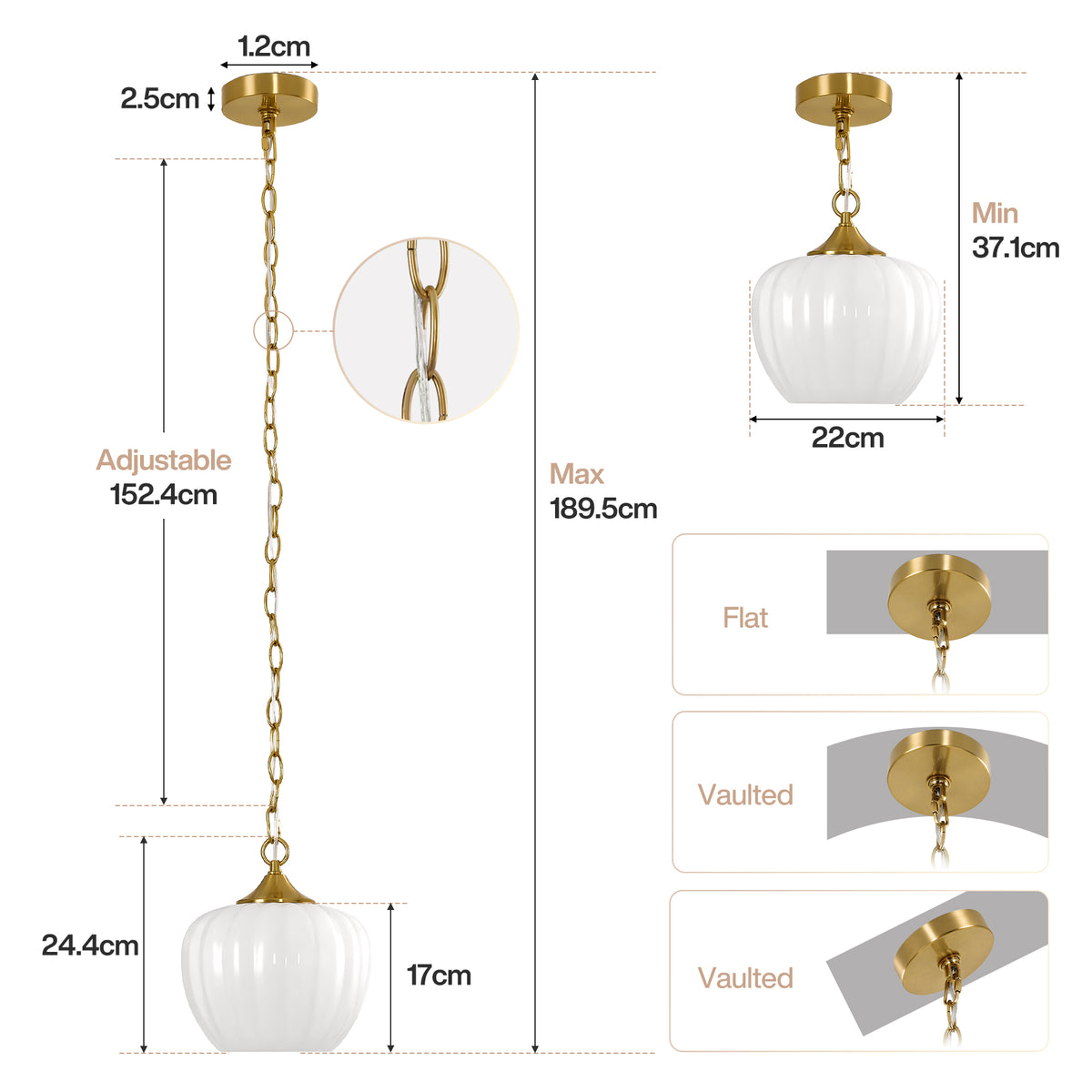Tribesigns Dining Table Pendant Lamp
