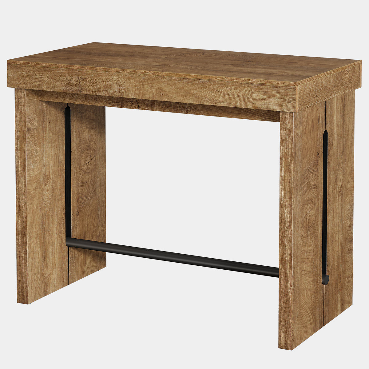 104cm Bar Table, Counter Height Pub Table with Thickened Tabletop