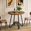 31.5" Round Dining Table, Small Kitchen Table with Open Shelves for 2 Tribesigns