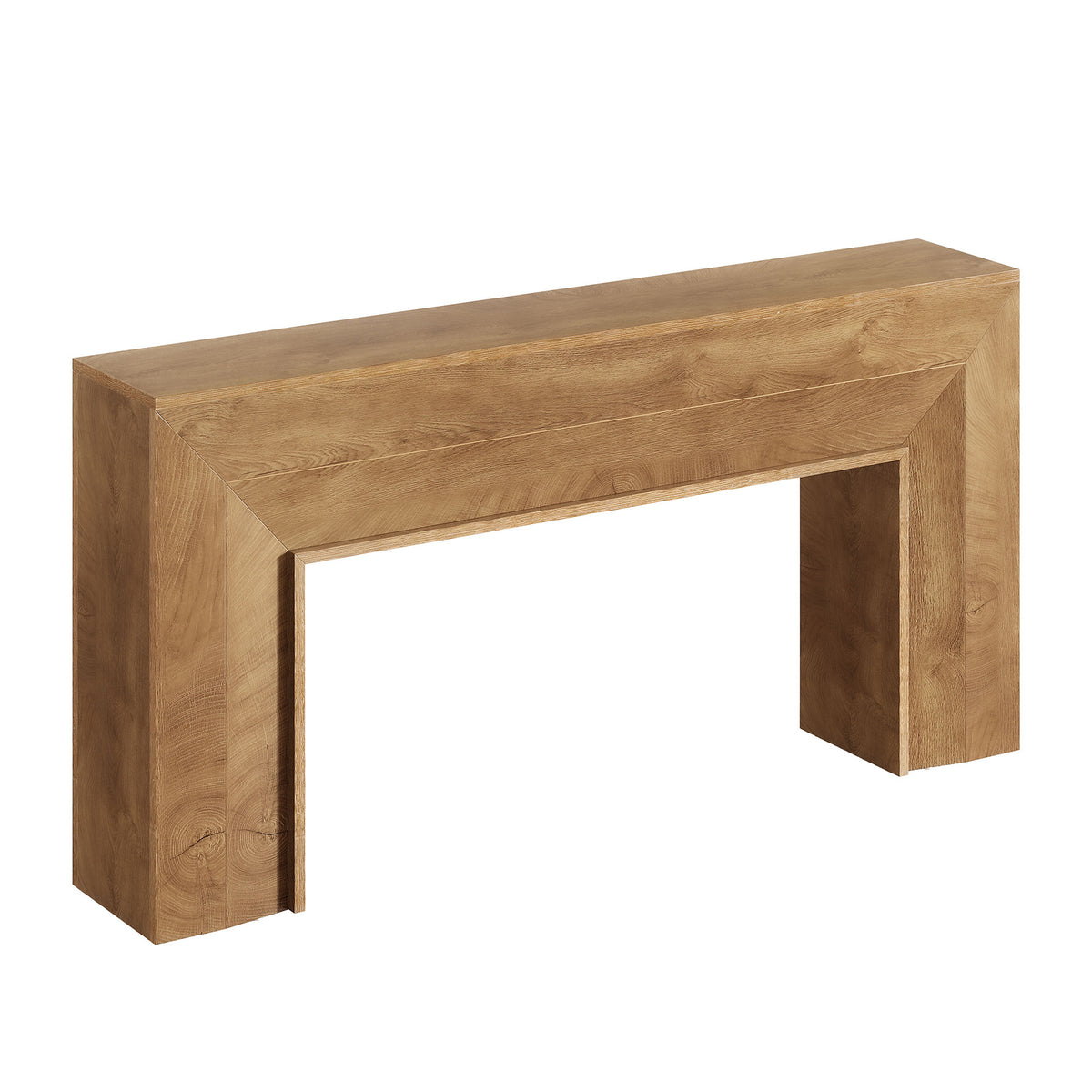 160cm Console Table, Narrow Rustic Entryway Hallway Table