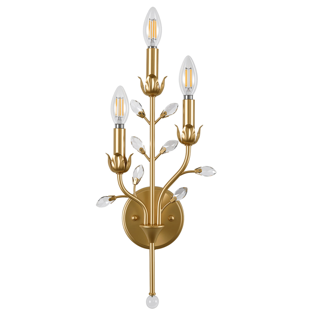 Tribesigns indoor wall light, E14 socket, bulb not included, 1 piece