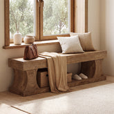 160cm Shoe Bench, MDF Storage Bench with Seat for Hallway 3