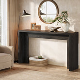 55" Rustic Console Table, Farmhouse Sofa Table Hallway Table 3