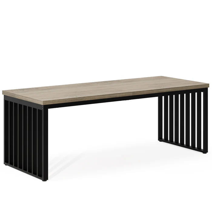 71" Home Office Computer Desk - Heavy Duty Metal Frame Workstation