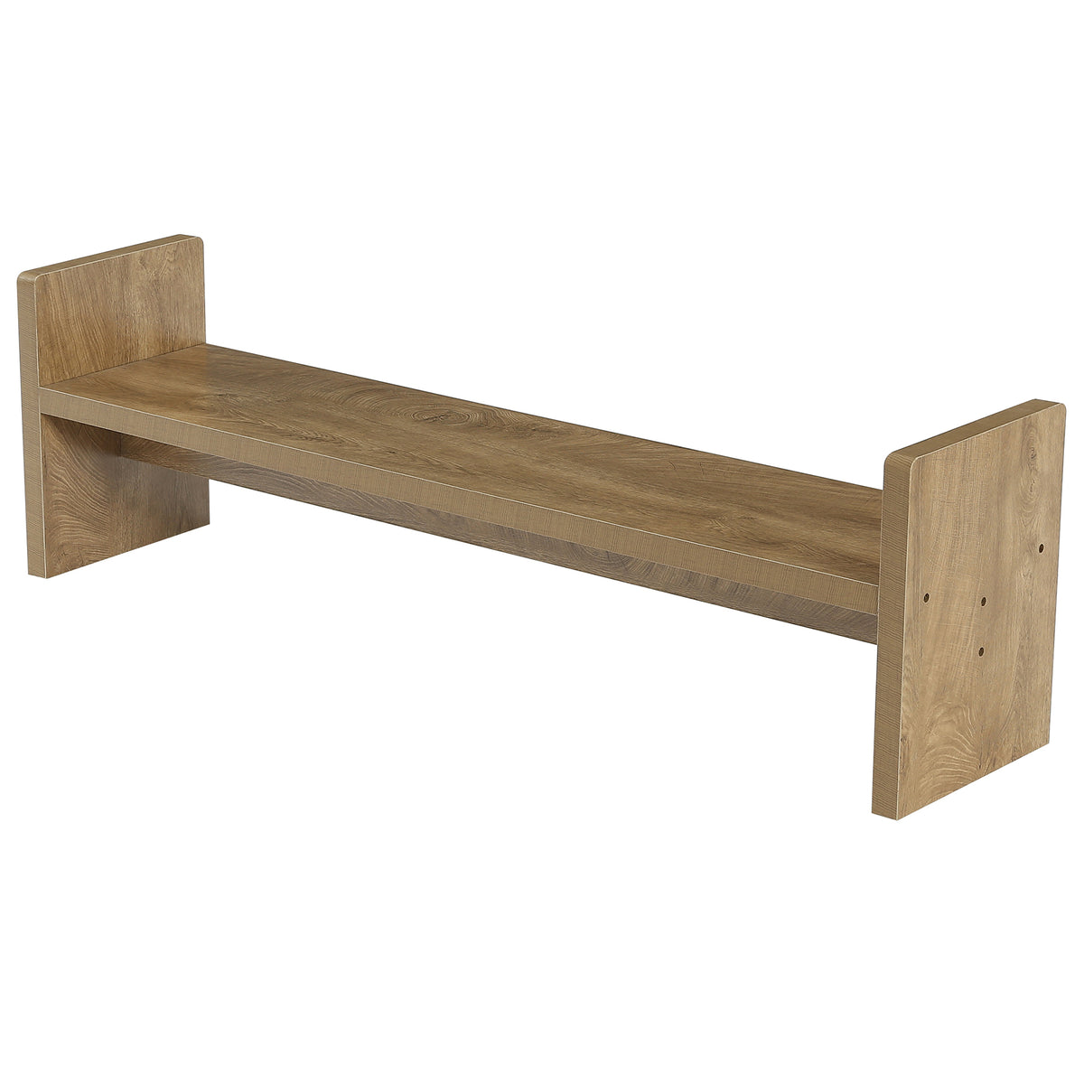 150cm Entryway Bench, Upholstered Boucle Cushion End of Bed Bench for Hallway