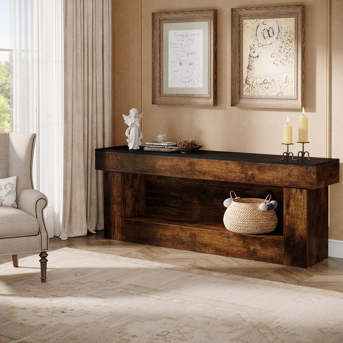 160cm TV Stand, Media Console Entertainment Centre for 60/65/70" TVs