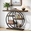 47.2" Console Table, Sofa Table Entryway Slim Table with 5-Tier Storage