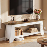 160cm TV Stand, Farmhouse Entertainment Centre with Storage for TVs up to 70" 3