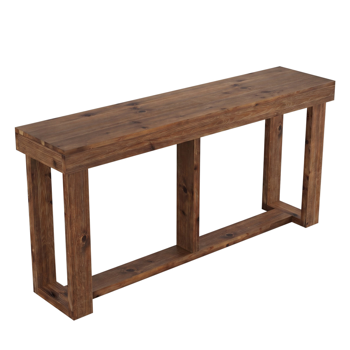 160cm Console Table, Narrow Rustic Entryway Table for Hallway Living Room