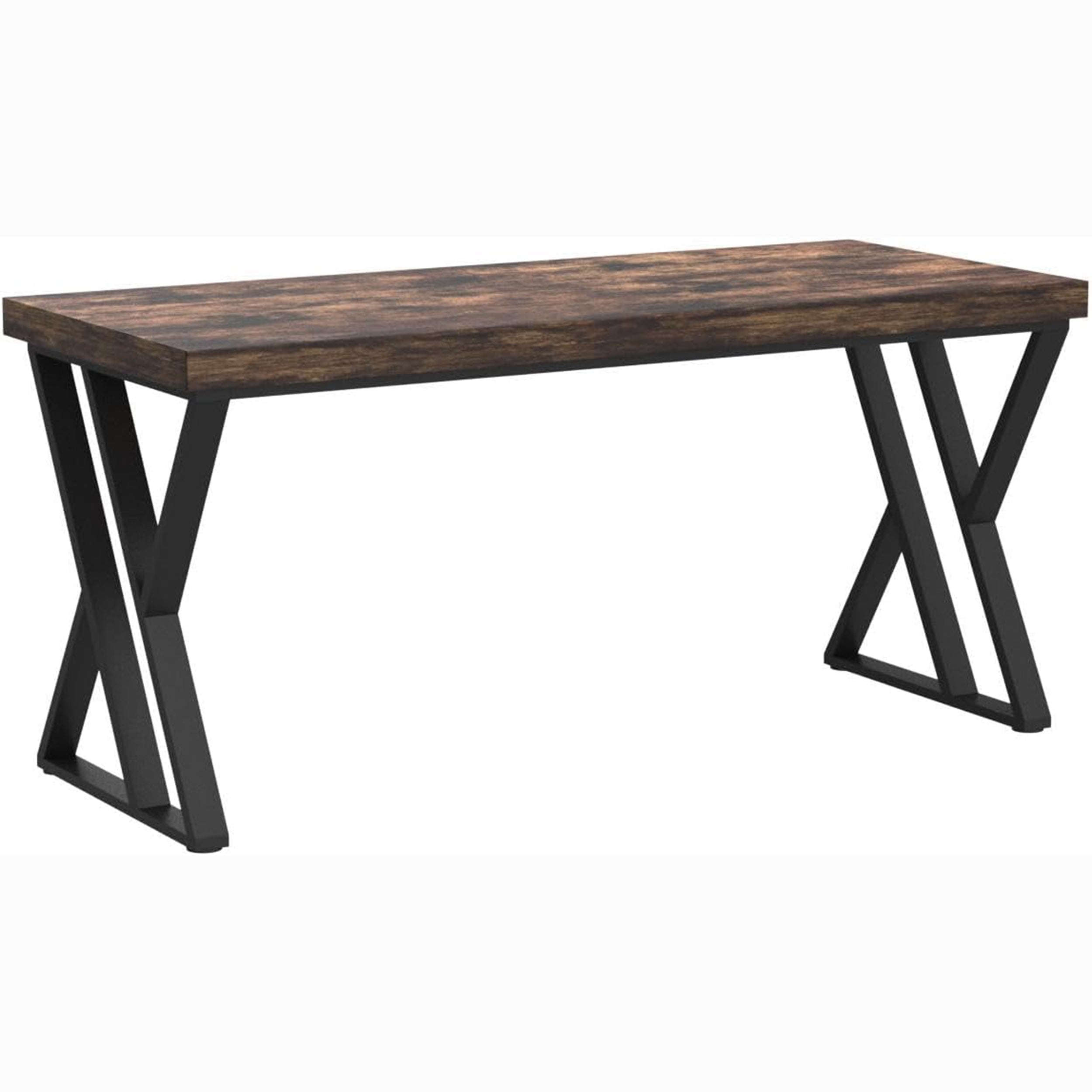 55" Heavy-Duty Computer Desk, Simple  Study Desk Writing Table