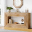 59" Console Table, Farmhouse Sofa Table Hallway Table with Storage Tribesigns