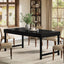 55" Tribesigns Farmhouse Dining Table, with Heavy-Duty Metal Legs for 4-6 People